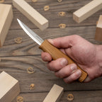 Cuchillo para Tallar con Funda de Cuero – C4S