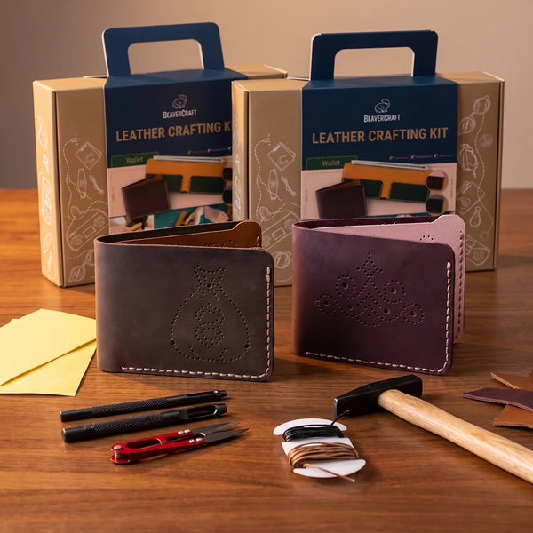 Leather Wallet Bundle – 2 Wallets, 2 Colors
