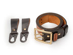 Double-Prong Bushcraft Leather Utility Belt