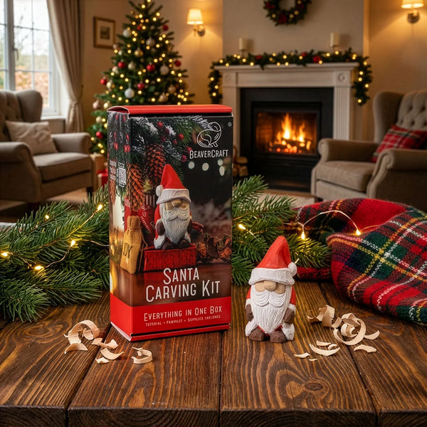 Kit de sculpture de Père Noël – Kit complet de démarrage pour débutants – DIY06