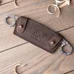 Petit Crochetage Forgé à la Main avec Étui en Cuir – DK5S