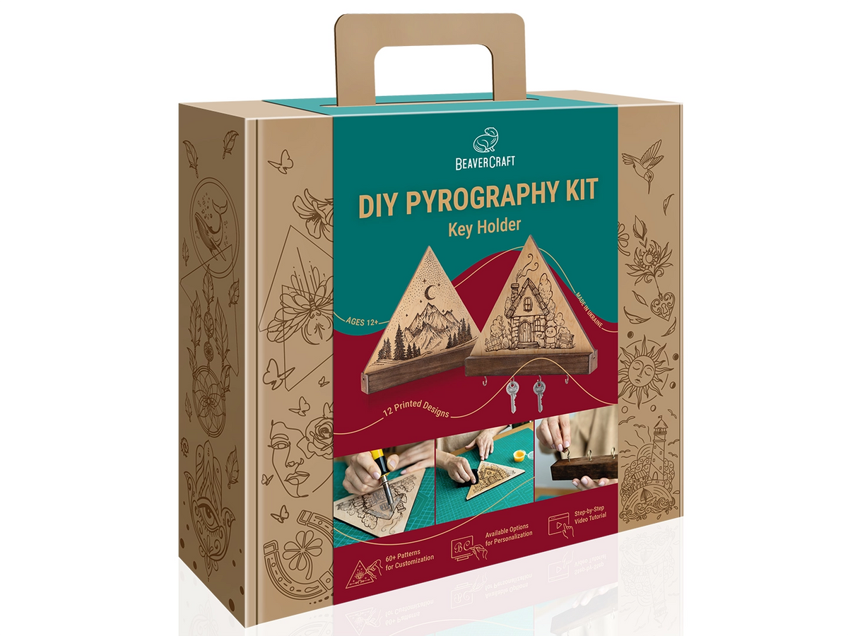 Key Holder DIY Pyrography Kit