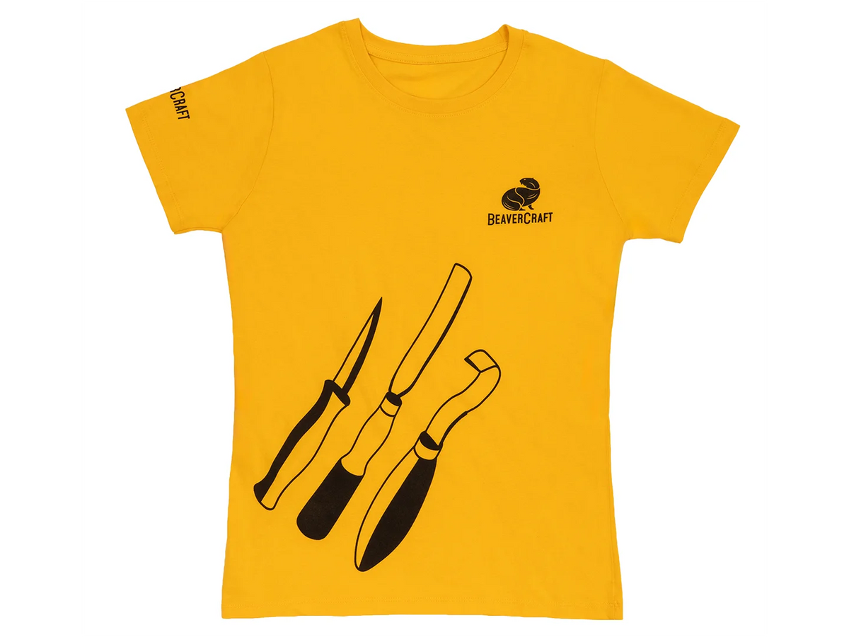 Camiseta para Hombre BeaverCraft (Amarillo)