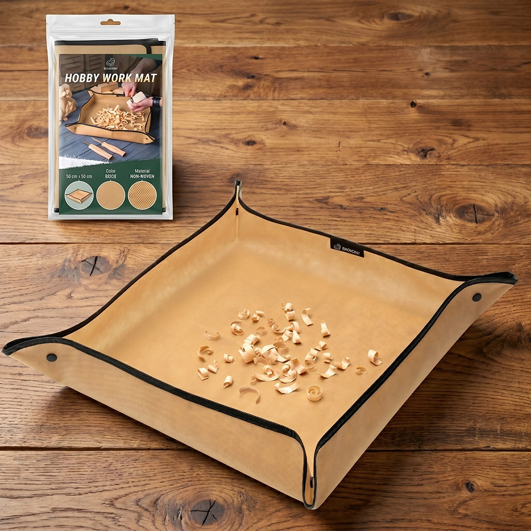 Tapis de travail pour loisirs – Récupérateur de copeaux de bois pour la sculpture et les travaux manuels