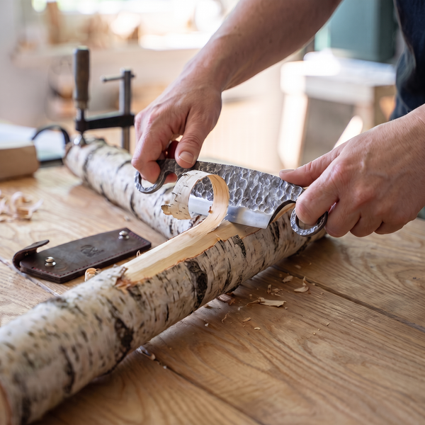 Ensemble Deluxe de Sculpture sur Bois avec Manches en Noyer – S18X+