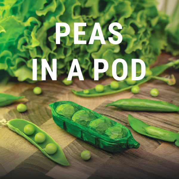 Peas in a Pod Wood Carving Pattern PDF – cover