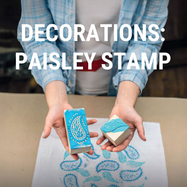 Paisley Stamp Wood Carving Pattern PDF – cover