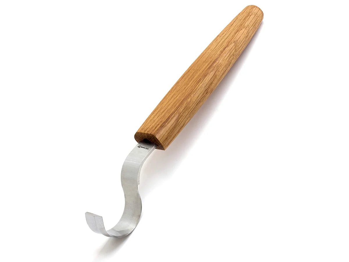 SK2Oak - Löffelschnitzmesser mit Eichenholzgriff (30 mm)