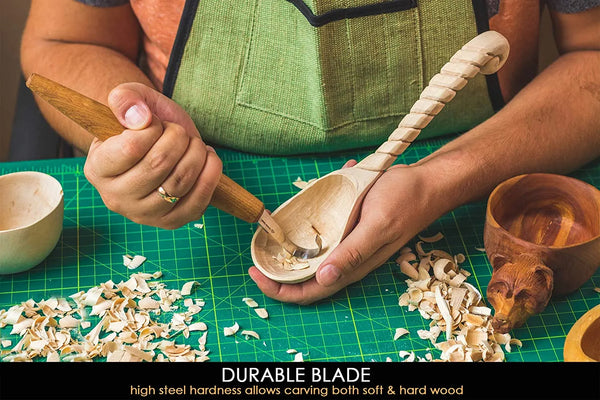 Hook knife for deep holes