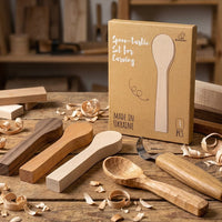 Spoon Carving Blank Set – Elm, Walnut, Maple & Alder, 4 pcs