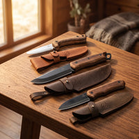 Paquete de Cuchillos Bushcraft BSH4 Dusk + BSH5 Shadow + BSH Kid