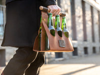 Porte-bouteilles en cuir pour 6 bières – LC_BH6
