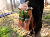 Porte-bouteilles en cuir pour 6 bières – LC_BH6