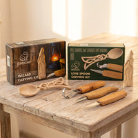Zauberer- & Keltischer Löffelschnitzerei-Set – Komplettes Anfänger-Schnitzset für Erwachsene & Jugendliche
