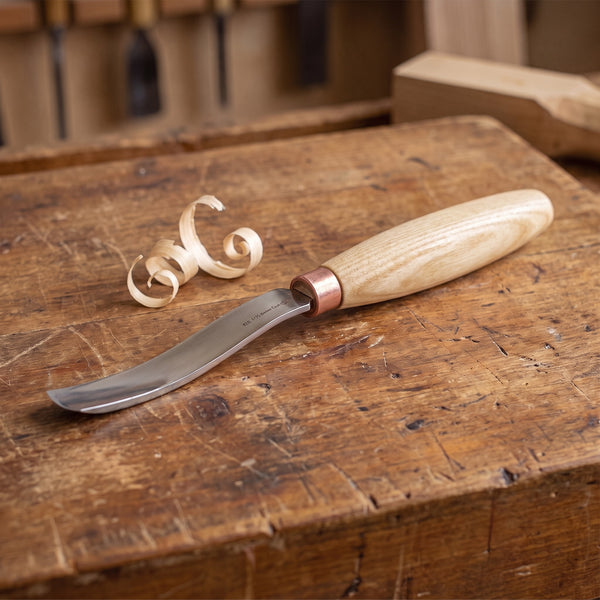 Compact Long Bent Gouge – Sweep 6, 15 mm