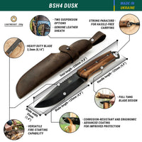 Pack de couteaux Bushcraft BSH3 Nightfall + BSH4 Dusk + BSH5 Shadow