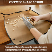Tapis de travail pour loisirs – Récupérateur de copeaux de bois pour la sculpture et les travaux manuels