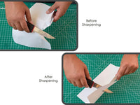 Pochette en cuir pour affûtage & 3 composés de polissage – LS7P03