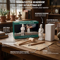 Kit DIY de Escultura Guerrero de Terracota